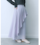 シアープリーツレイヤードスカート