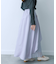 シアープリーツレイヤードスカート