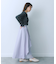 シアープリーツレイヤードスカート