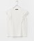 シアードッキングフリルスリーブTシャツ
