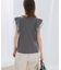 シアードッキングフリルスリーブTシャツ