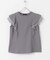 シアードッキングフリルスリーブTシャツ