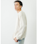 度詰めワッフルロングスリーブ