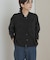 mizuiro ind　lacestandcollar wideshirts