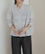 mizuiro ind　lacestandcollar wideshirts