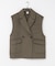 『一部別注カラー』YENN　DOUBLE FACE VEST JACKET