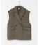『一部別注カラー』YENN　DOUBLE FACE VEST JACKET
