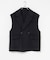 『一部別注カラー』YENN　DOUBLE FACE VEST JACKET