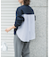 ダンボール布帛切替プルオーバー
