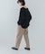 ウォッシャブルウールテーパードパンツ