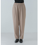 ウォッシャブルウールテーパードパンツ