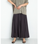 エアリーコットンボイルフレアスカート