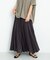 エアリーコットンボイルフレアスカート
