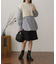 ニットベストレイヤードシャツ