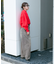 Vネックフォルムニット