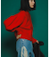 Vネックフォルムニット