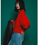 Vネックフォルムニット