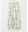 フラワープリントイージーパンツ