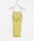 HAKUJI　Random rib open back camisole