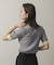 『WEB限定』バイカラーコンパクトセーター(5分袖)
