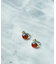 SMELLY so’　carnelian oval earring