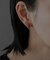 SMELLY so’　carnelian oval earring