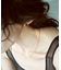 SMELLY so’　carnelian oval earring