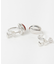 SMELLY so’　carnelian oval earring