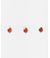SMELLY so’　carnelian oval earring