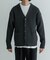 new basic COTTON CASHMERE WIDE RIB CARDIGAN