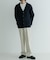 new basic COTTON CASHMERE WIDE RIB CARDIGAN