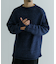new basic DENIM LIKE ROLL NECK KNIT