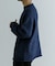 new basic DENIM LIKE ROLL NECK KNIT