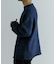 new basic DENIM LIKE ROLL NECK KNIT
