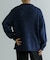 new basic DENIM LIKE ROLL NECK KNIT