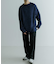 new basic DENIM LIKE ROLL NECK KNIT