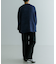 new basic DENIM LIKE ROLL NECK KNIT