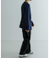 new basic DENIM LIKE ROLL NECK KNIT