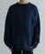 new basic DENIM LIKE ROLL NECK KNIT