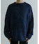 new basic DENIM LIKE ROLL NECK KNIT