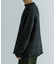 new basic DENIM LIKE ROLL NECK KNIT