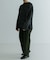 new basic DENIM LIKE ROLL NECK KNIT