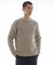 MIX SLUB PLAIN STITCH CREW-NECK