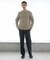 MIX SLUB PLAIN STITCH CREW-NECK