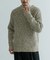 MIX SLUB PLAIN STITCH CREW-NECK