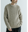 MIX SLUB PLAIN STITCH CREW-NECK