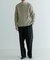 MIX SLUB PLAIN STITCH CREW-NECK
