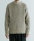 MIX SLUB PLAIN STITCH CREW-NECK