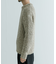 MIX SLUB PLAIN STITCH CREW-NECK