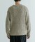 MIX SLUB PLAIN STITCH CREW-NECK